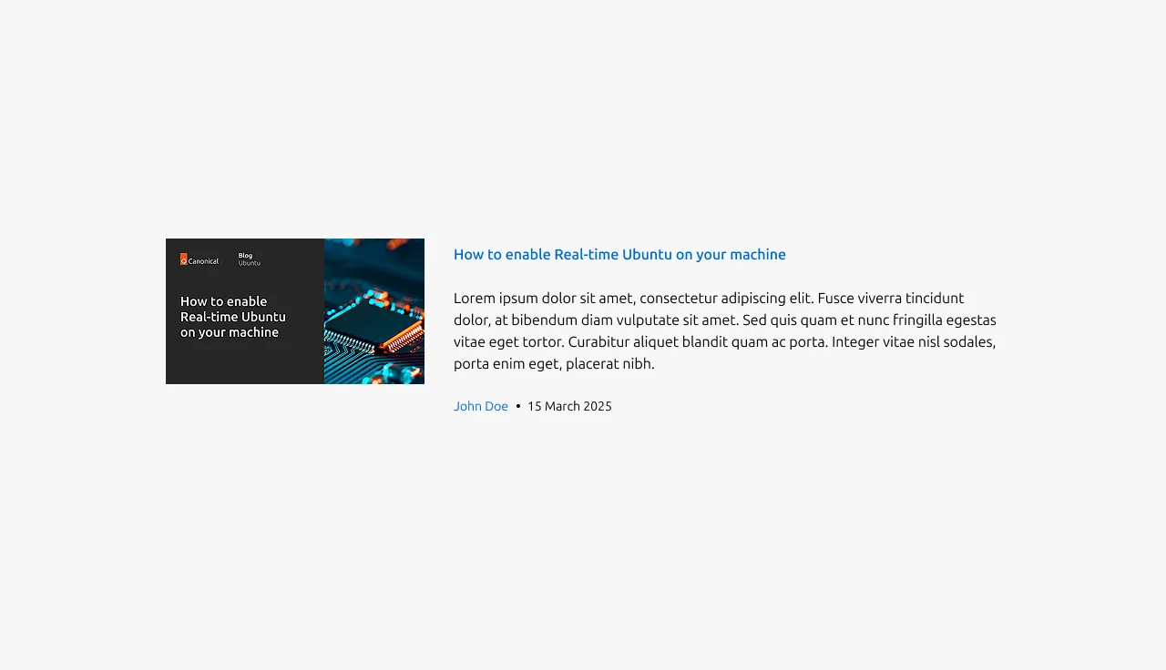 Article block example