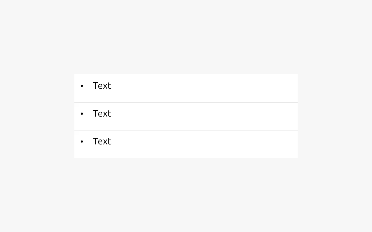 List example